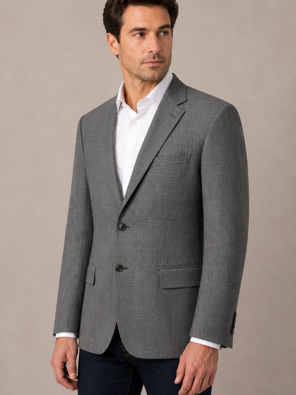 Hart Schaffner Marx Men’s 44L Gray Union Made USA Heritage Blazer Logan’s